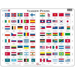 Larsen (L2-NL) - "Flag - NL" - 80 pieces puzzle