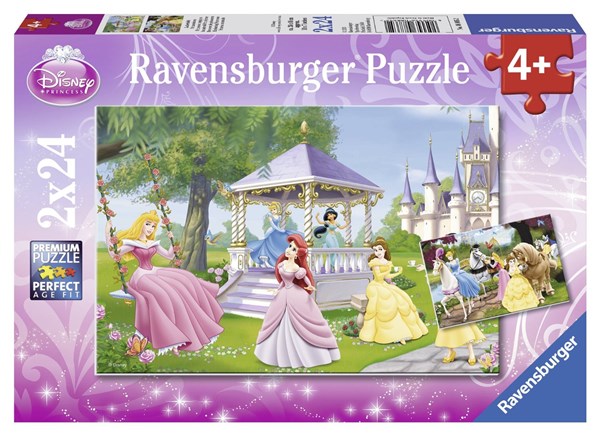 Ravensburger (08865) - "Magical Princesses" - 24 pieces puzzle