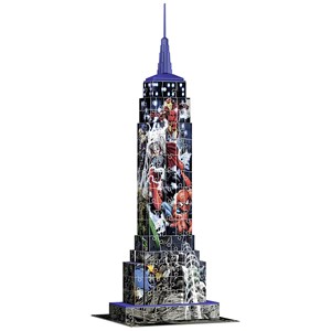 Ravensburger (12517) - "Marvel Empire State Building" - 216 pieces puzzle