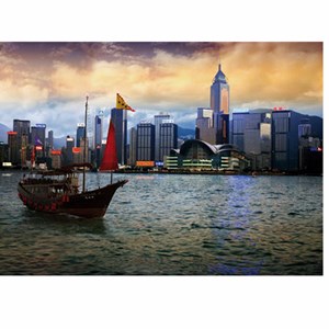 D-Toys (64301-NL05) - "Hong Kong Island" - 1000 pieces puzzle