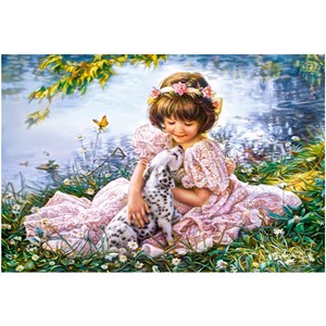 Castorland (C-103249) - "Puppy Love" - 1000 pieces puzzle