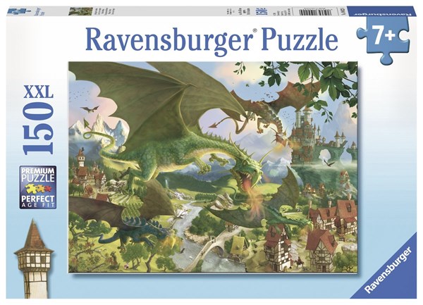Ravensburger (10022) - "Dragon's Out" - 150 puzzle