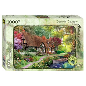 Step Puzzle (79534) - Dominic Davison: "Cottage" - 1000 pieces puzzle