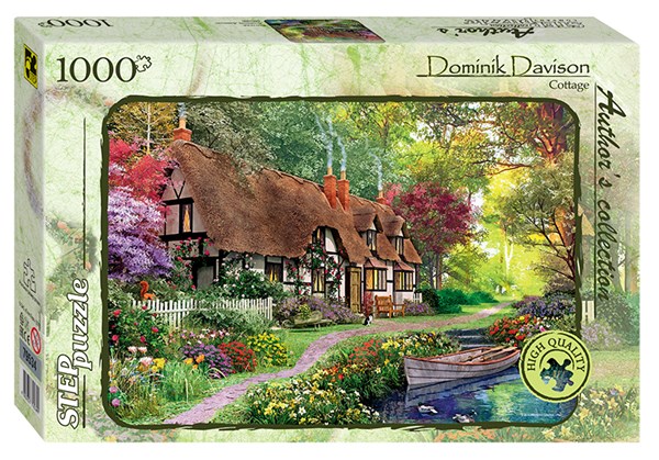 Step Puzzle (79534) - Dominic Davison: "Cottage" - 1000 pieces puzzle