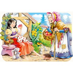 Castorland (B-03211) - "Blanche Neige and witch" - 30 pieces puzzle