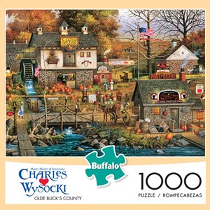 Buffalo Games (11435) - Charles Wysocki: "Olde Buck's County" - 1000 pieces puzzle