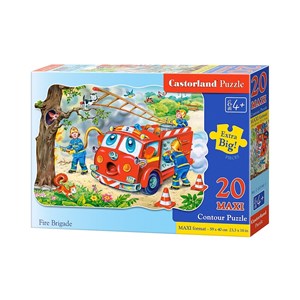 Castorland (C-02146) - "Firemen" - 20 pieces puzzle