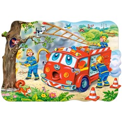 Castorland (C-02146) - "Firemen" - 20 pieces puzzle