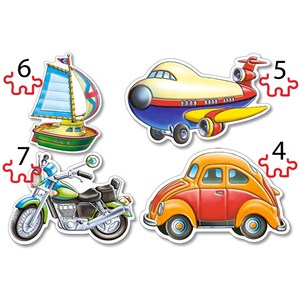 Castorland (В-04119) - "Post Transportation" - 4 5 6 7 pieces puzzle