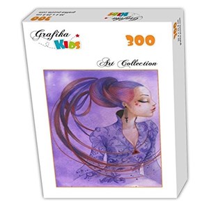 Grafika Kids (00753) - Misstigri: "Violette" - 300 pieces puzzle