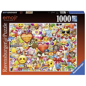 Ravensburger (19772) - "Emoji" - 1000 pieces puzzle