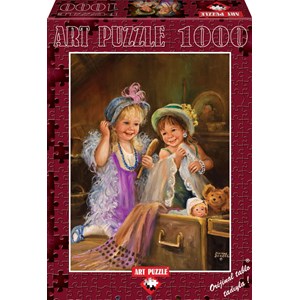 Art Puzzle (4461) - "Beauties in the Attic" - 1000 pieces puzzle