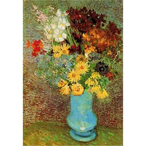 D-Toys (66916-VG02) - Vincent van Gogh: "Flowers in a Blue Vase" - 1000 pieces puzzle