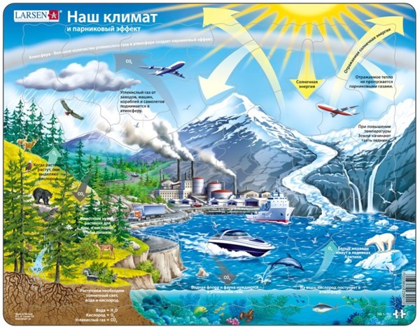 Larsen (NB1-RU) - "Our Climate - RU" - 69 pieces puzzle