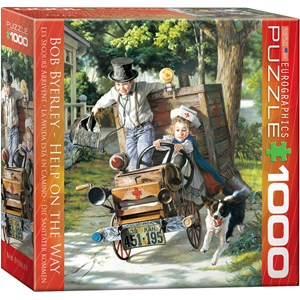 Eurographics (8000-0439) - Bob Byerley: "Help on The Way" - 1000 pieces puzzle