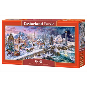 Castorland (B-060184) - "Holiday at Seaside" - 600 pieces puzzle