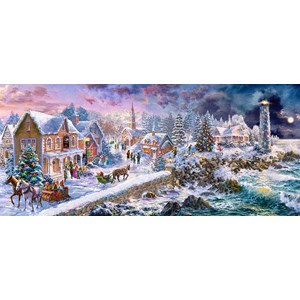 Castorland (B-060184) - "Holiday at Seaside" - 600 pieces puzzle