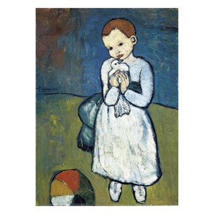 Puzzle Michele Wilson (W165-24) - Pablo Picasso: "Child with dove" - 24 pieces puzzle