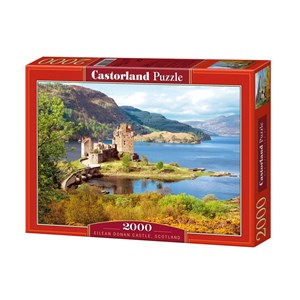 Castorland (C-200016) - "Eilean Donan Castle, Scotland" - 2000 pieces puzzle