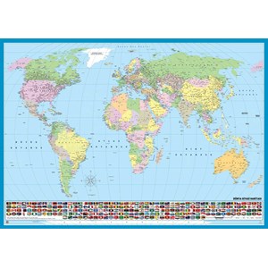 KS Games (11332) - "World map (in Turkish)" - 200 pieces puzzle