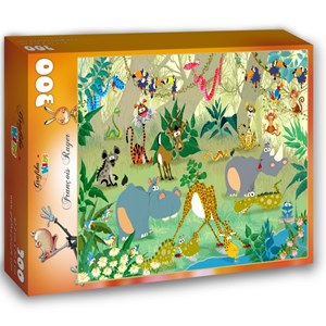 Grafika Kids (00870) - François Ruyer: "Jungle" - 300 pieces puzzle