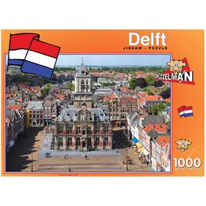 PuzzelMan (425) - "Netherlands, Delft, Town Hall" - 1000 pieces puzzle