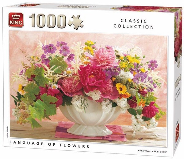 King International (05377) - "Language of Flowers" - 1000 pieces puzzle