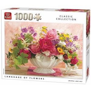King International (05377) - "Language of Flowers" - 1000 pieces puzzle