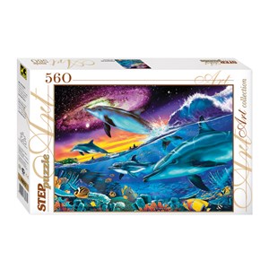 Step Puzzle (78077) - "Underwater World" - 560 pieces puzzle