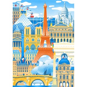 Puzzle Michele Wilson (Z59) - "Paris" - 30 pieces puzzle
