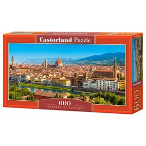 Castorland (B-060078) - "Panorama of Florence" - 600 pieces puzzle