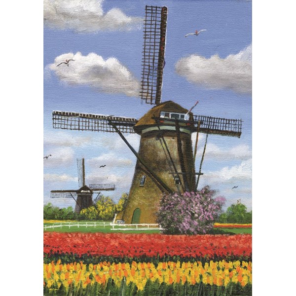 PuzzelMan (157) - Dirk Graas: "2 Mills" - 99 pieces puzzle