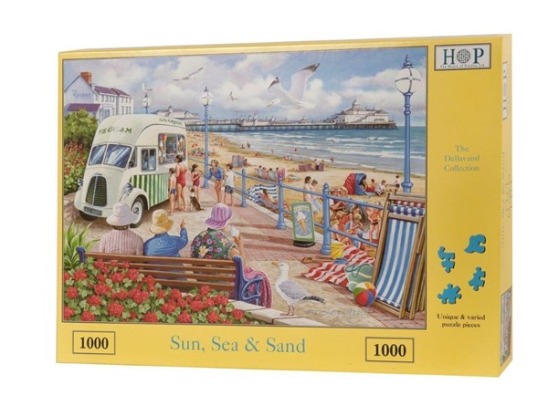 The House of Puzzles (3299) - "Sun, Sea & Sand" - 1000 pieces puzzle