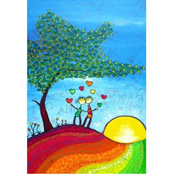 Grafika Kids (01719) - Anne Poire, Patrick Guallino: "Signes et Sillons de Bonheur" - 12 pieces puzzle