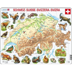 Larsen (K51) - "Switzerland" - 75 pieces puzzle