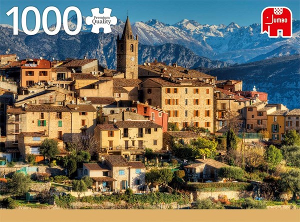 Jumbo (18831) - "Alps Near Cote d'Azur" - 1000 pieces puzzle