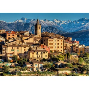 Jumbo (18831) - "Alps Near Cote d'Azur" - 1000 pieces puzzle