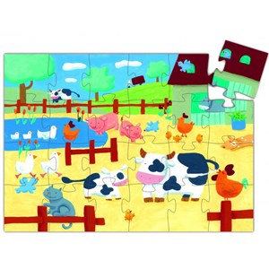 Djeco (07205) - "Cows of the Farm" - 24 pieces puzzle