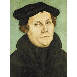 Ravensburger (13954) - "Martin Luther Portrait" - 300 pieces puzzle