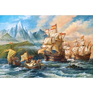 Castorland (C-151349) - "An Adventure to the New World" - 1500 pieces puzzle