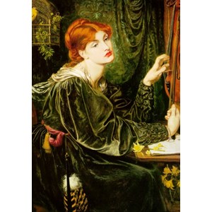 Grafika (00223) - Dante Gabriel Rossetti: "Veronica Veronese" - 1000 pieces puzzle