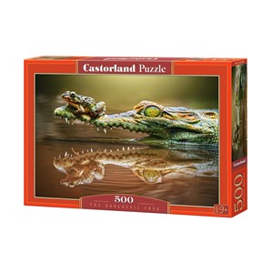 Castorland (B-52318) - "The Daredevil Frog" - 500 pieces puzzle