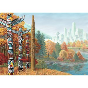 Ravensburger (19625) - "When 2 Worlds Collide" - 1000 pieces puzzle