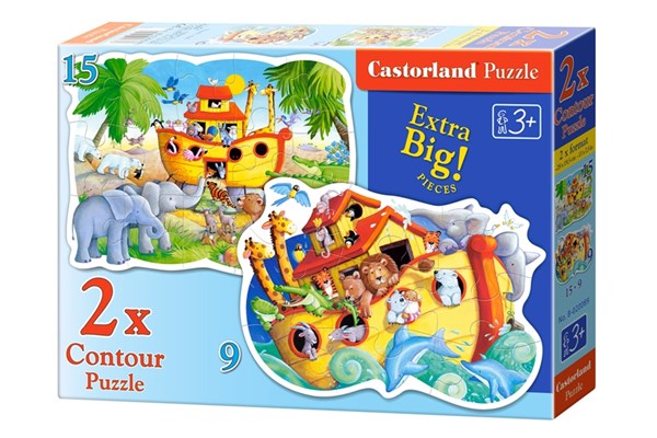 Castorland (B-020089) - "Noah's Ark" - 9 15 pieces puzzle