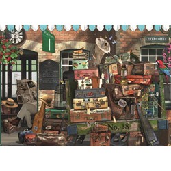 Falcon (11118) - "At the Station" - 500 pieces puzzle