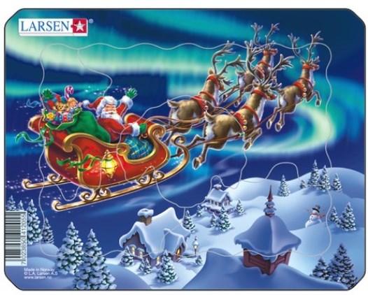 Larsen (Z5) - "Santa" - 6 pieces puzzle