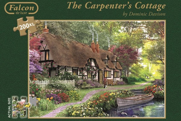 Falcon (11141) - Dominic Davison: "The Carpenter's Cottage" - 200 pieces puzzle