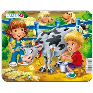 Larsen (Z11-4) - "Cow" - 9 pieces puzzle
