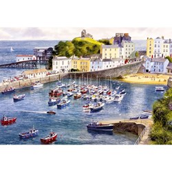 Gibsons (G3038) - "Tenby, Wales" - 500 pieces puzzle