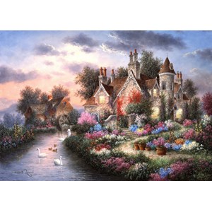 Grafika (T-00508) - Dennis Lewan: "Mill Creek Manor" - 1000 pieces puzzle